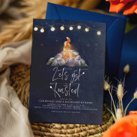 Backyard Bonfire Lass uns Toasted Modern Party bek