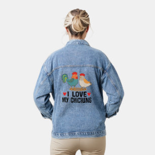 Backyard Chicken Bauer Denim Jacket Jeansjacke