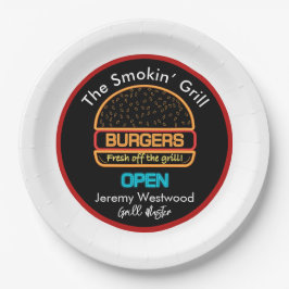 Backyard Grill Master Burgers Paper Teller