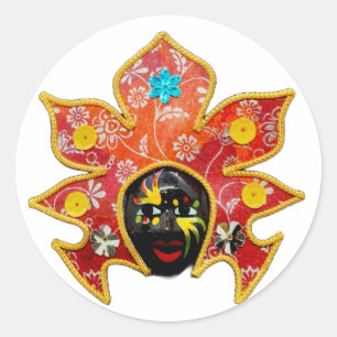 Bacolod City Masskara Festival Runder Aufkleber