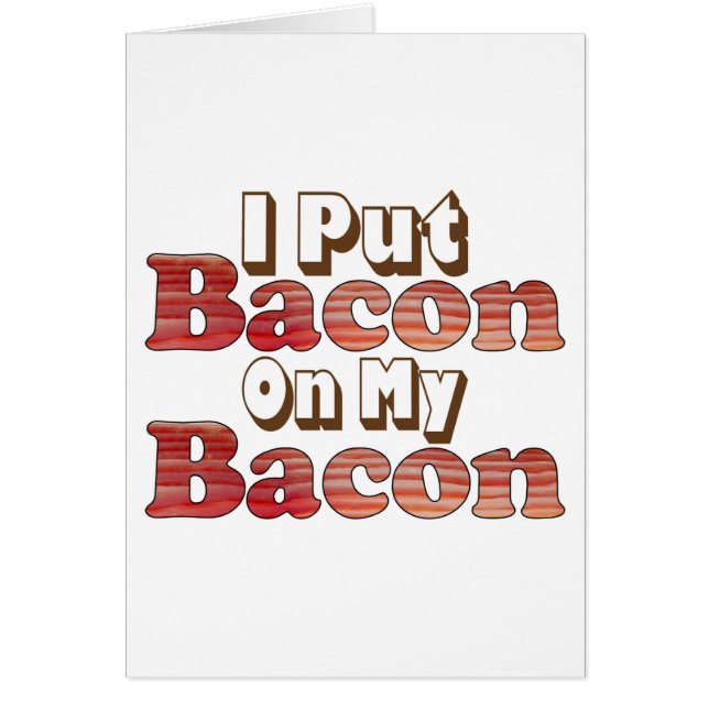 Bacon (Vorne)