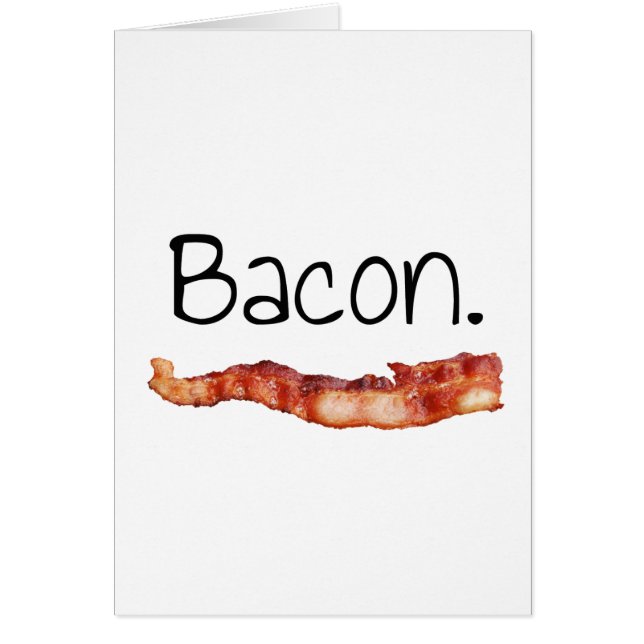 Bacon. (Vorne)