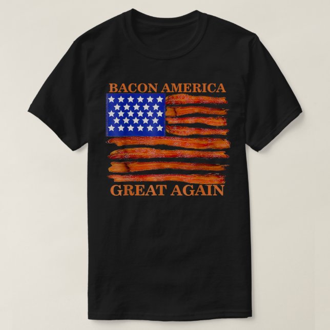 Bacon America T-Shirt (Design vorne)