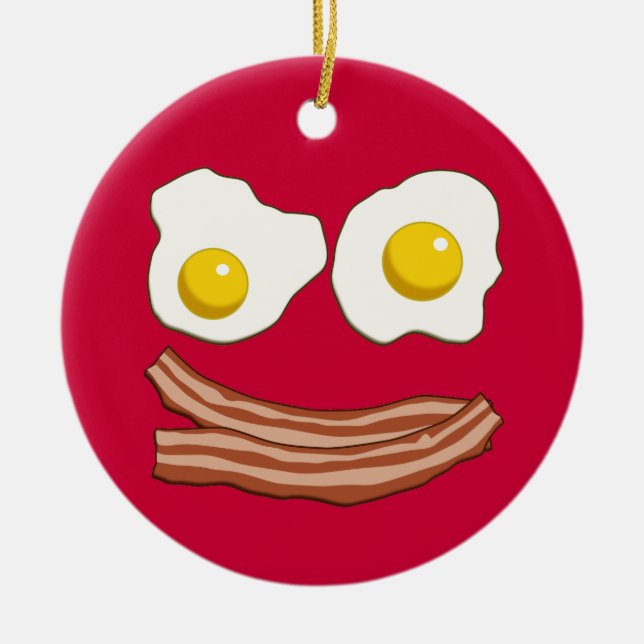 Bacon and Eggs Ornament (Vorne)