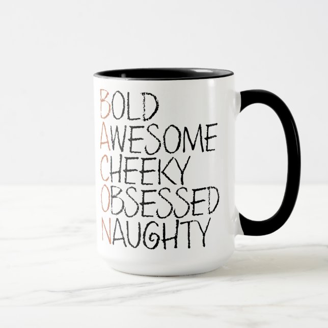 Bacon Attitude Tasse (Rechts)
