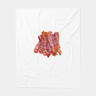Bacon Bacon Bacon Fleecedecke