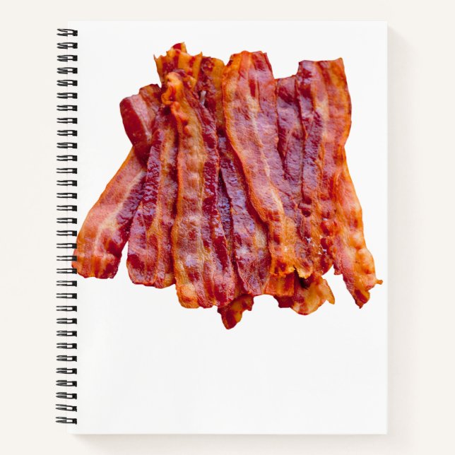 Bacon Bacon Bacon Notizbuch (Vorderseite)