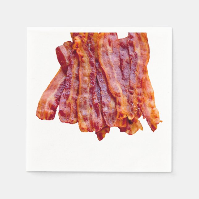 Bacon Bacon Bacon Serviette (Vorderseite)