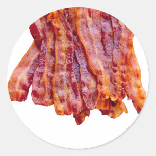 Bacon Bacon Runder Aufkleber