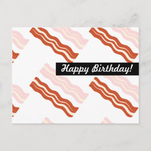 Bacon Birthday Jeder Fall Personalisiert Postkarte