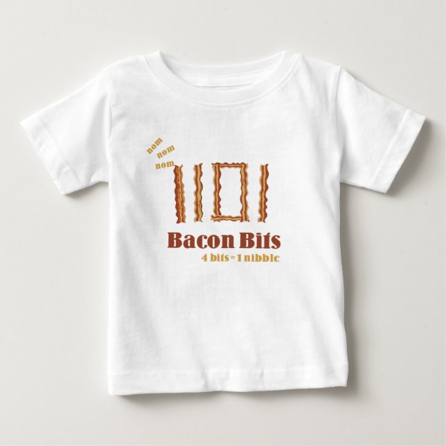 Bacon Bits Baby T-shirt (Vorderseite)