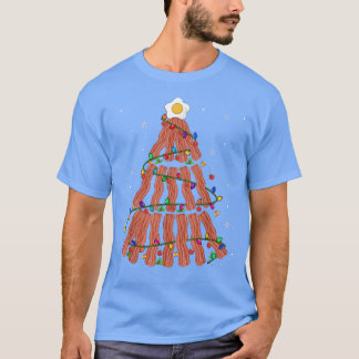 Bacon Christmas Tree Niedliche Weihnachtsbeleuchtu T-Shirt