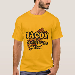 Bacon des Klebebandes von Lebensmitteln T-Shirt