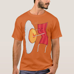 Bacon Eier Lustiges Ei Knuspriges Frühstück T-Shirt