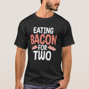 Bacon essen für zwei Babydusche T-Shirt