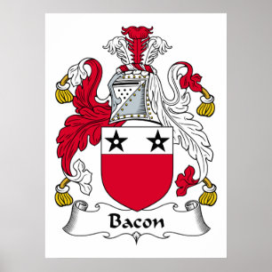Bacon Familienwappen Poster