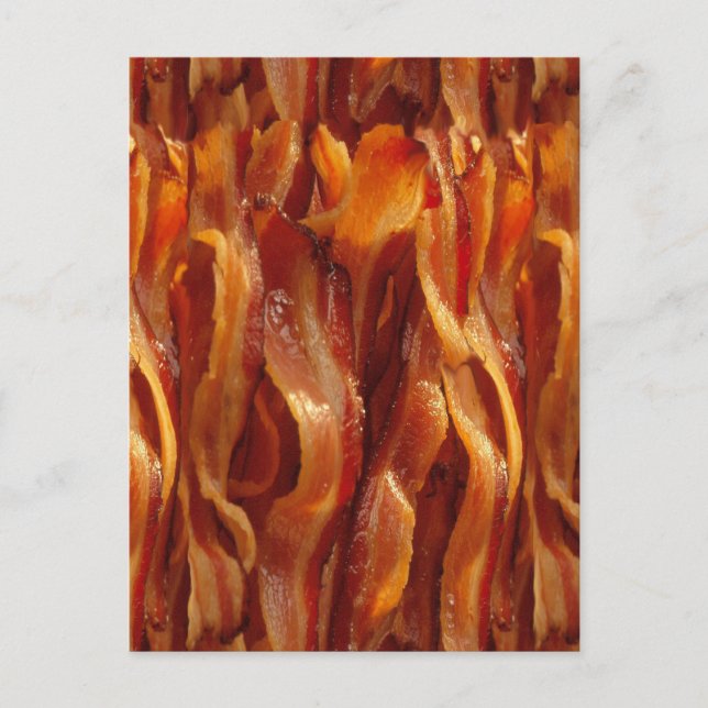 Bacon Fields Forever Decke Postkarte (Vorderseite)