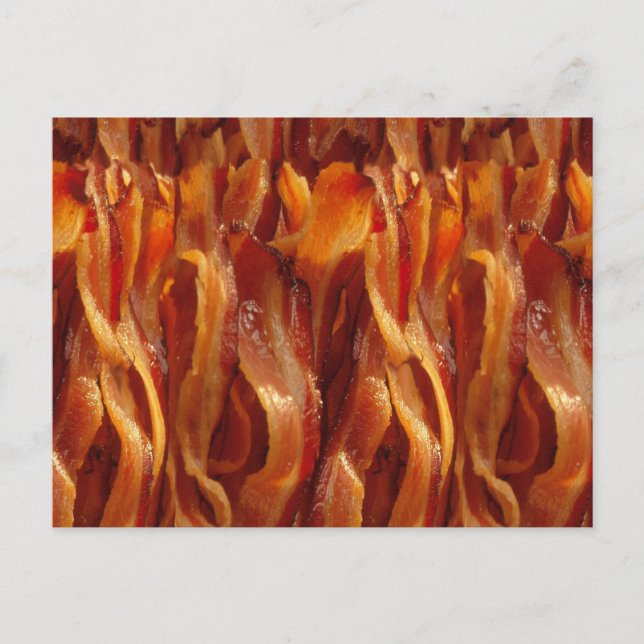 Bacon Fields Forever Decke Postkarte (Vorderseite)