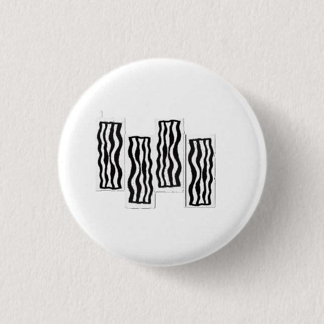 Bacon-Flagge Button (Vorderseite)
