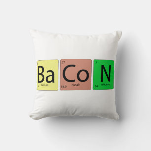 Bacon Geek Kissen
