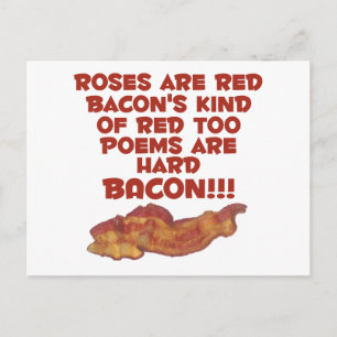 Bacon Geem Postkarte