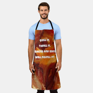 Bacon & GRILLEN im Stil, Unser Funny Bacon Lover S Schürze