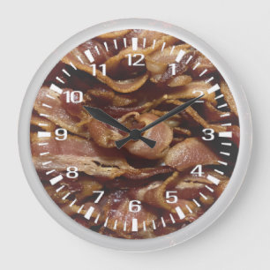 Bacon Große Wanduhr