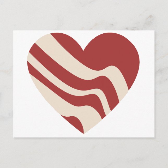 Bacon Heart Postkarte (Vorderseite)