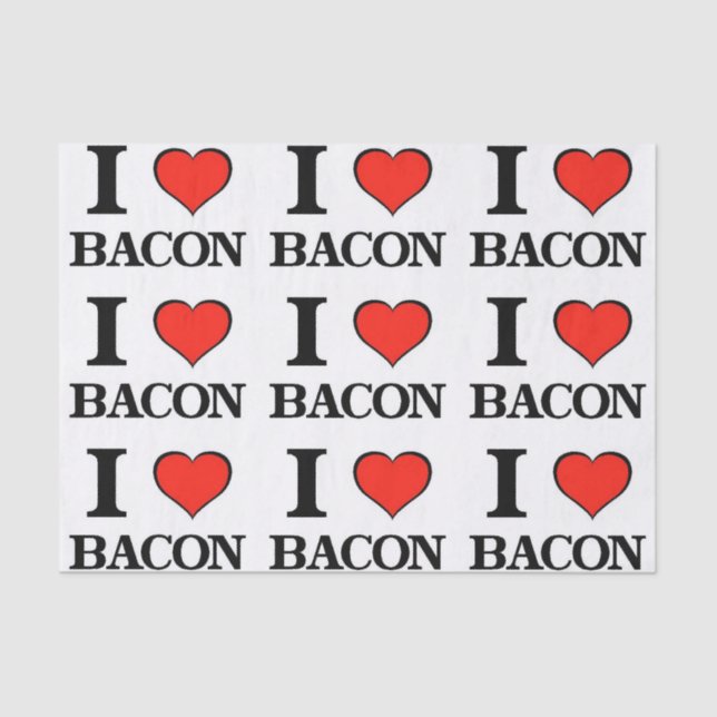 Bacon Heart Seidenpapier (Vorderseite)