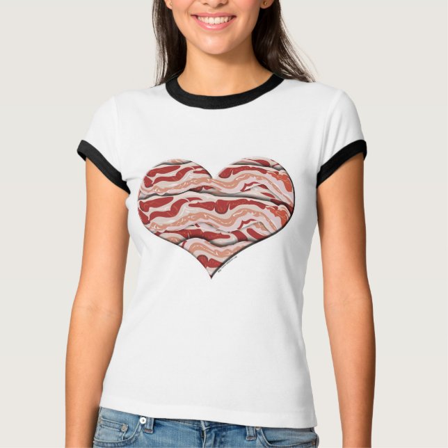 Bacon Hearted T-Shirt (Vorderseite)
