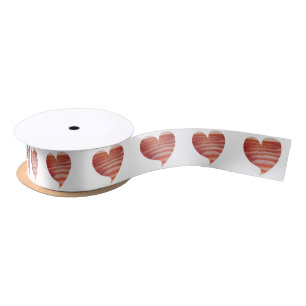 Bacon-Herz-Schleife Satinband
