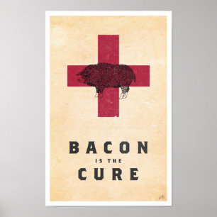 Bacon ist die Heilung Poster