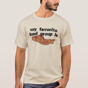 Bacon ist mein Lieblings-Food-Group-T - Shirt
