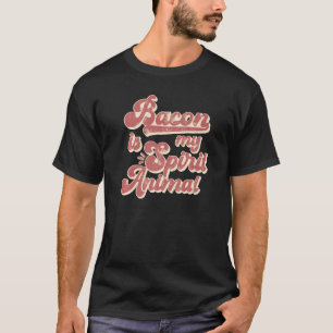 Bacon ist meine Spirit Animal Bacon American Flag T-Shirt