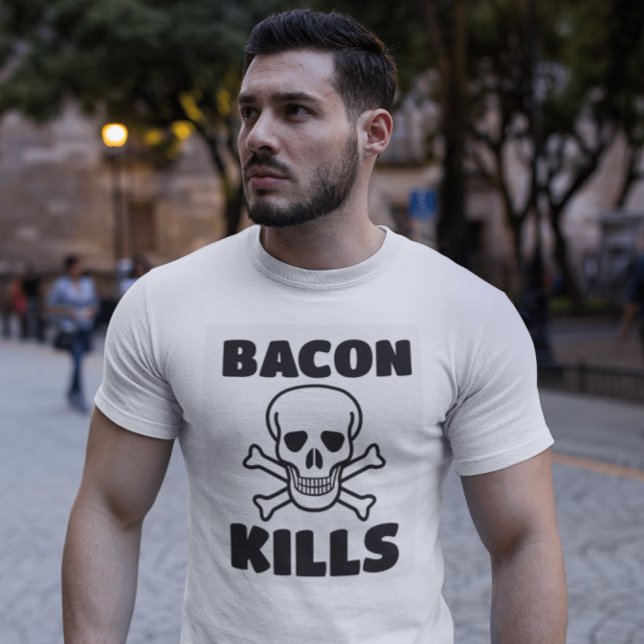 BACON KILLS T - SHIRT (Von Creator hochgeladen)