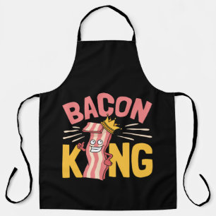 Bacon King Liebhaber Männer Schürze