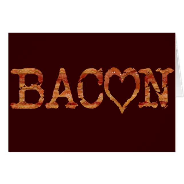 Bacon LIEBE (Vorderseite (Horizontal))