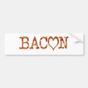 Bacon LIEBE Autoaufkleber
