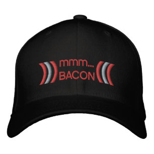 Bacon LIEBE Bestickte Baseballkappe