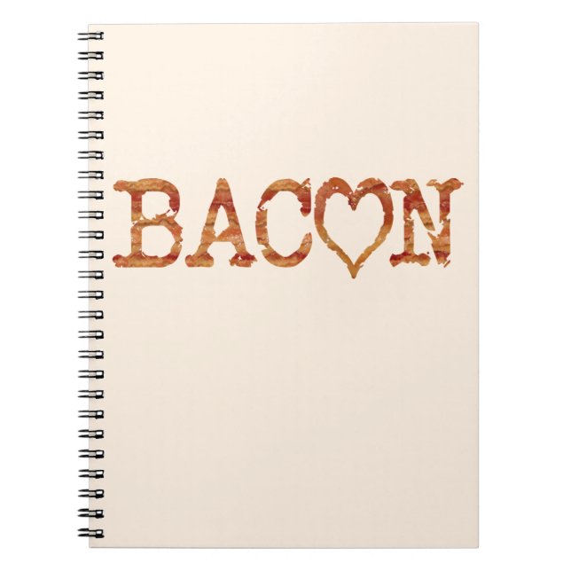 Bacon LIEBE Notizblock (Vorderseite)