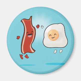 Bacon Lieben Eier Magnet