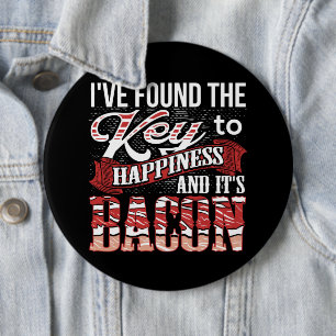 Bacon Lover Gift Button