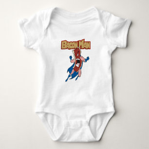 Bacon Man Baby Strampler