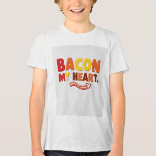 Bacon mein Herz. Tri-Blend Shirt