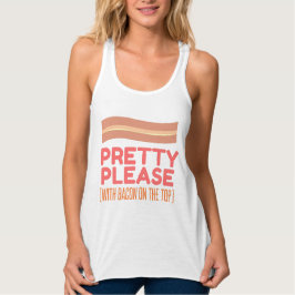 Bacon oben tank top