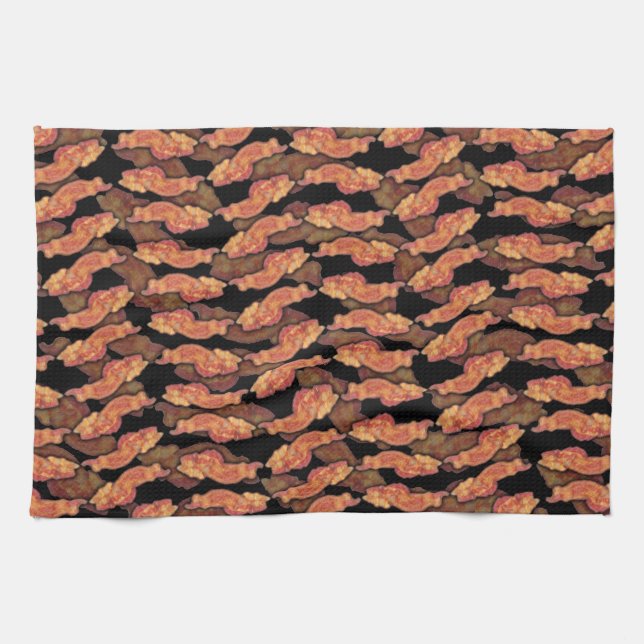 Bacon Pattern Geschirrtuch (Horizontal)