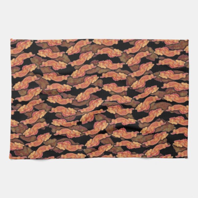 Bacon Pattern Küchentuch (Horizontal)