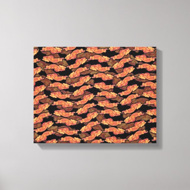 Bacon Pattern Leinwanddruck (Vorderseite)