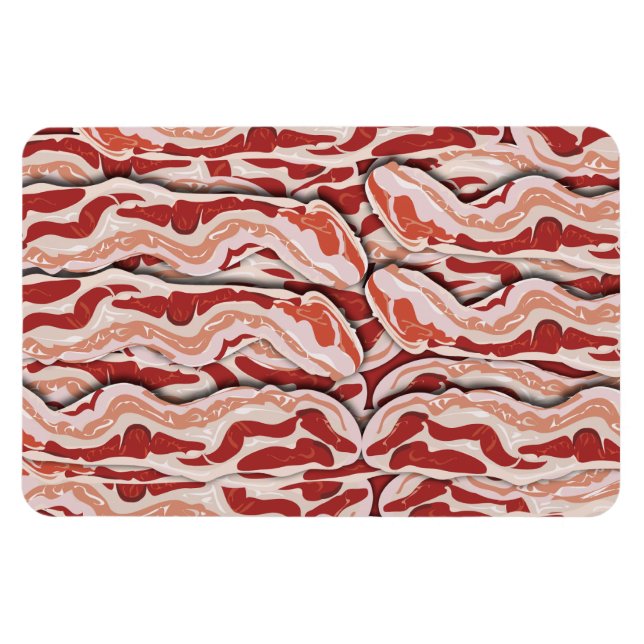 Bacon Pattern Mega-Magnet Magnet (Horizontal)