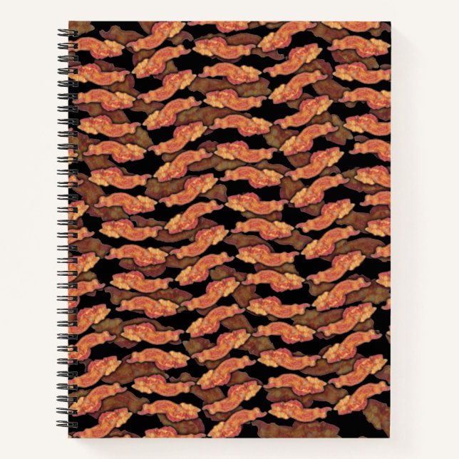 Bacon Pattern Notizbuch (Vorderseite)